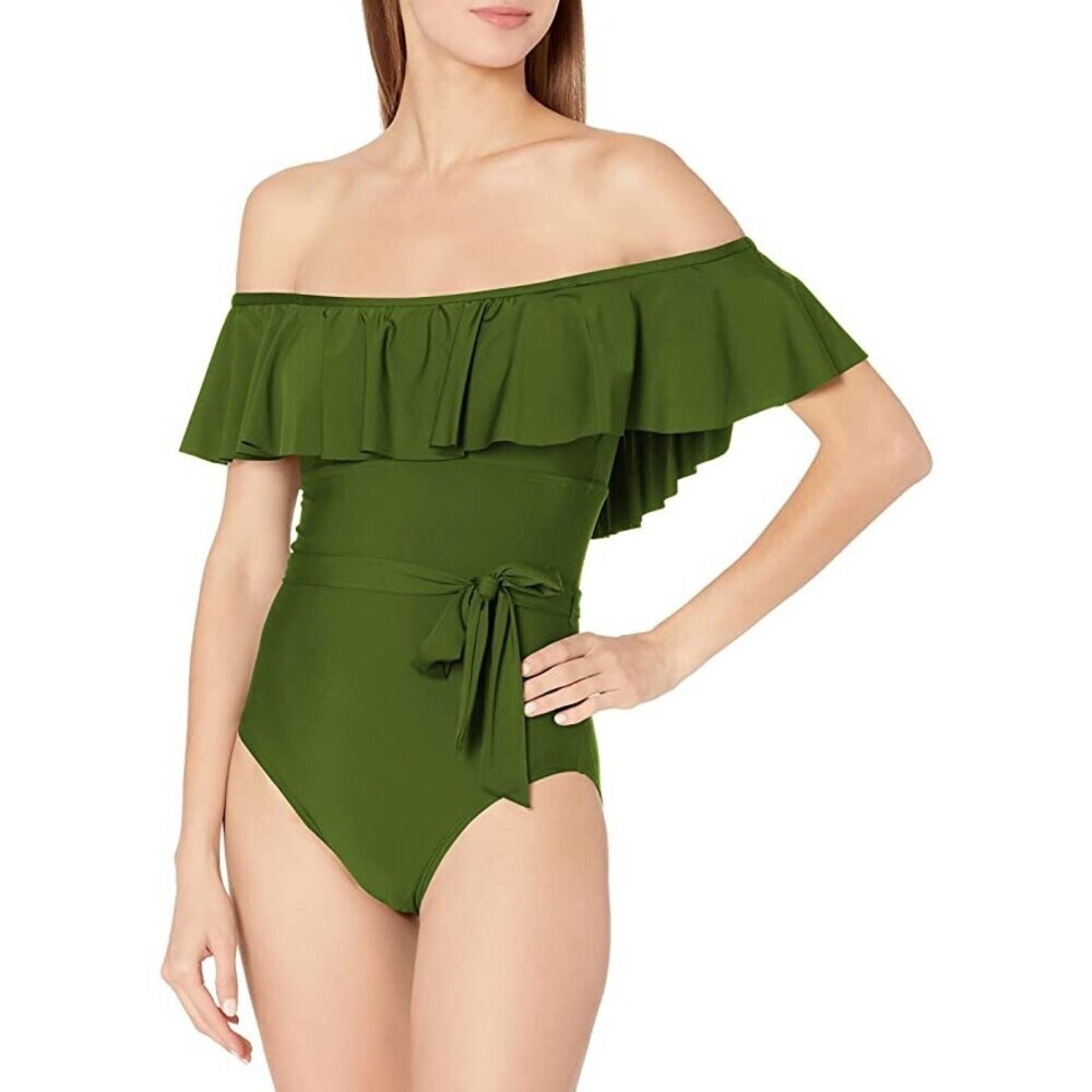 Athena Women's Standard One Piece Herb Green Size 8 $98